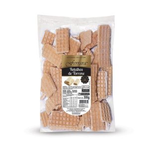 RETALHOS DE TORRONE (WAFERS) - 300g